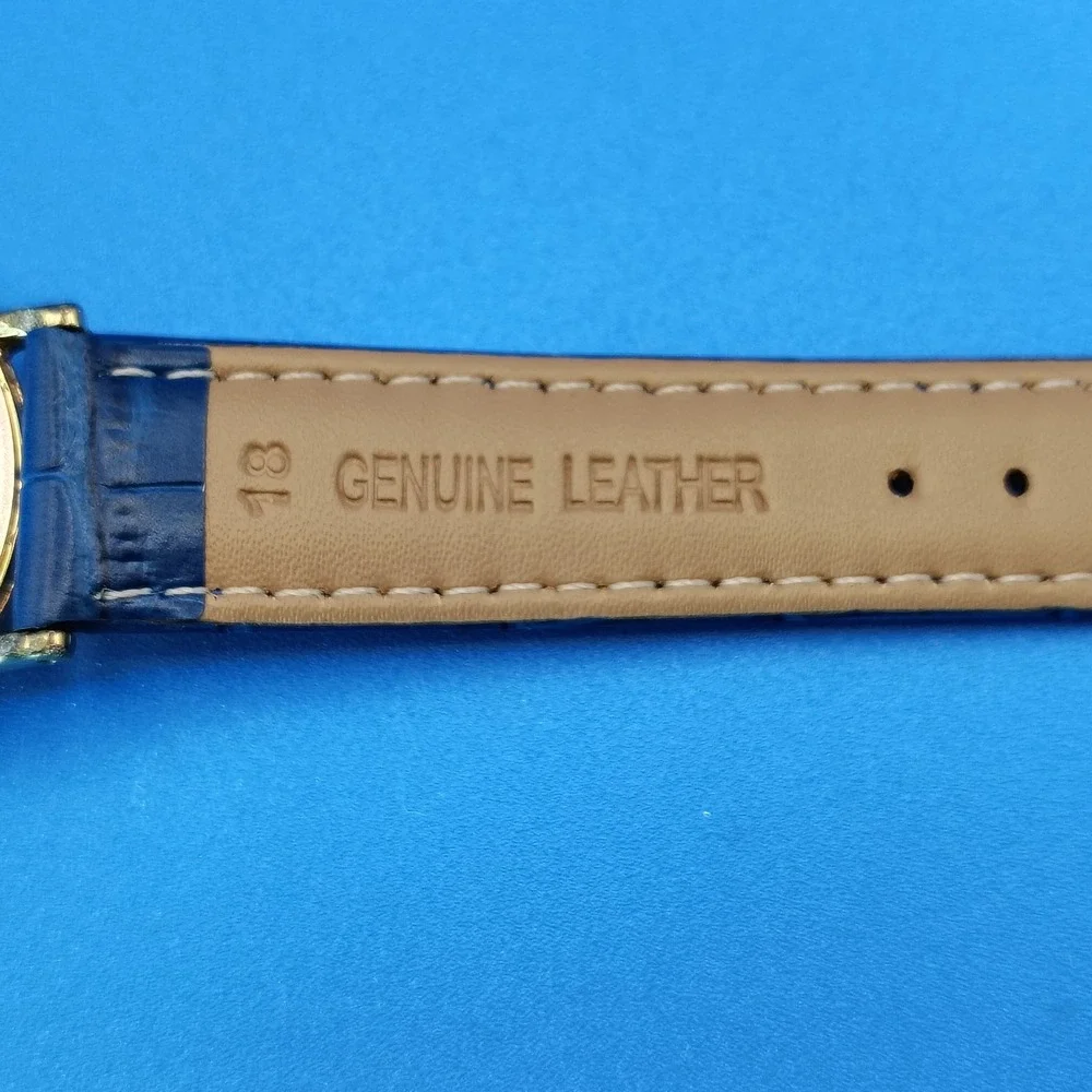 Vintage 1997 Timex 34mm Mens Quartz Dress Watch New Strap Restored (No Indiglo!)